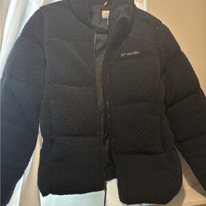 Columbia Women Black Fleece Jacket